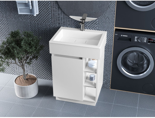 Тумба лакована, Luxor Idea 50, з умивальником Imperio Low 50 Тумба лакована, Luxor Idea 50, з умивальником Imperio Low 50