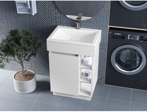Тумба лакована, Luxor Idea 60, з умивальником Veo Low 60 Тумба лакована, Luxor Idea 60, з умивальником Veo Low 60