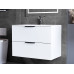 Тумба лакована, підвісна Luxor Tina 80, з умивальником Imperio Low 80 Тумба лакована, підвісна Luxor Tina 80, з умивальником Imperio Low 80
