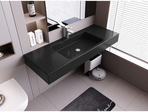 Раковина, умивальник підвісний Luxor Akord 120 Black