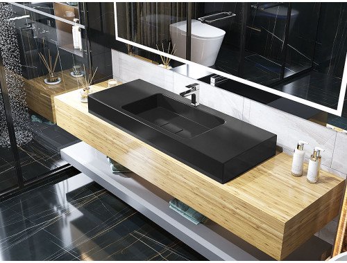 Раковина, Умивальник накладний Luxor Creativ 120 Black