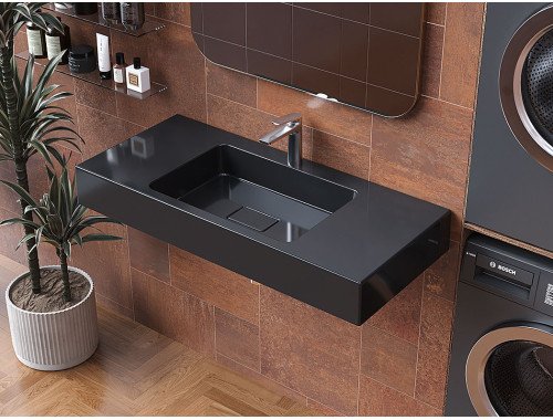 Раковина, Умивальник підвісний Luxor Dormeo 100 Black
