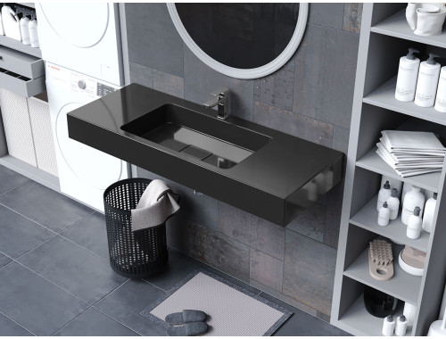 Раковина, Умивальник підвісний Luxor Dormeo 120 Black
