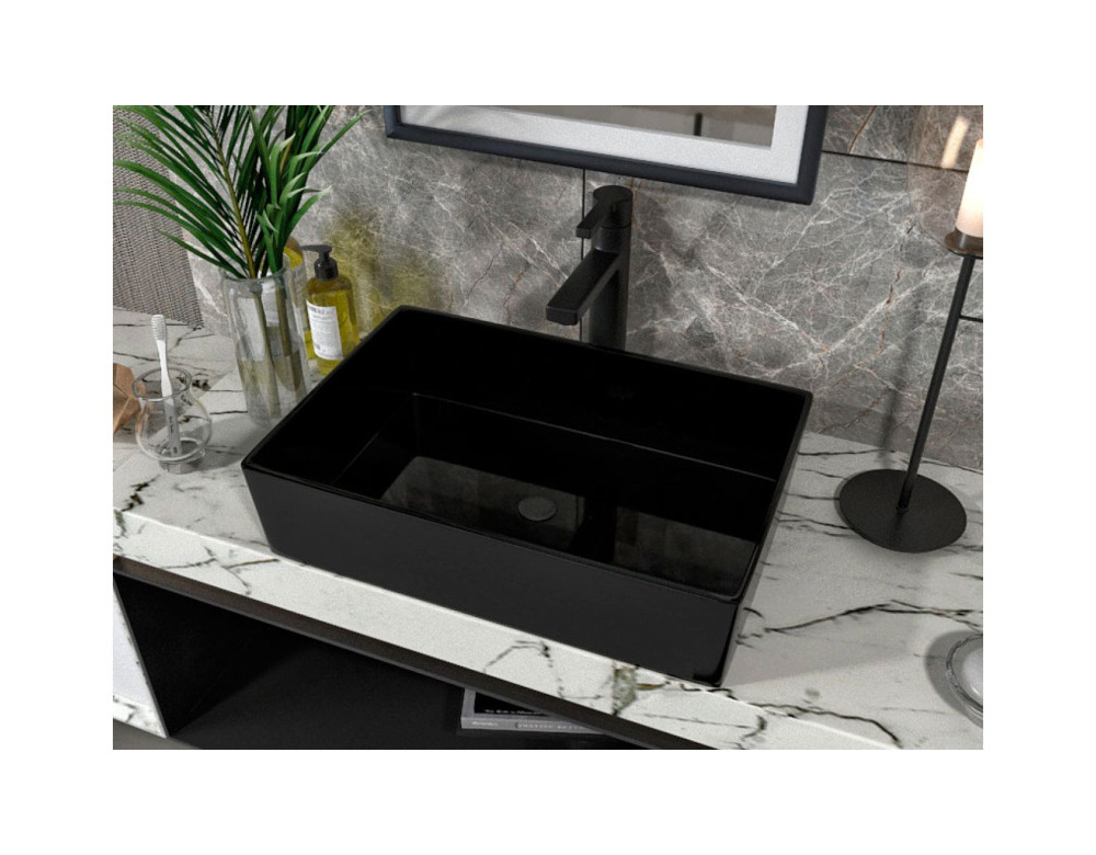 Раковина, Умивальник, накладний Luxor Avalon 50 Black
