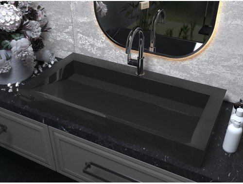 Раковина, Умивальник, накладний Luxor Kraft 100 Black