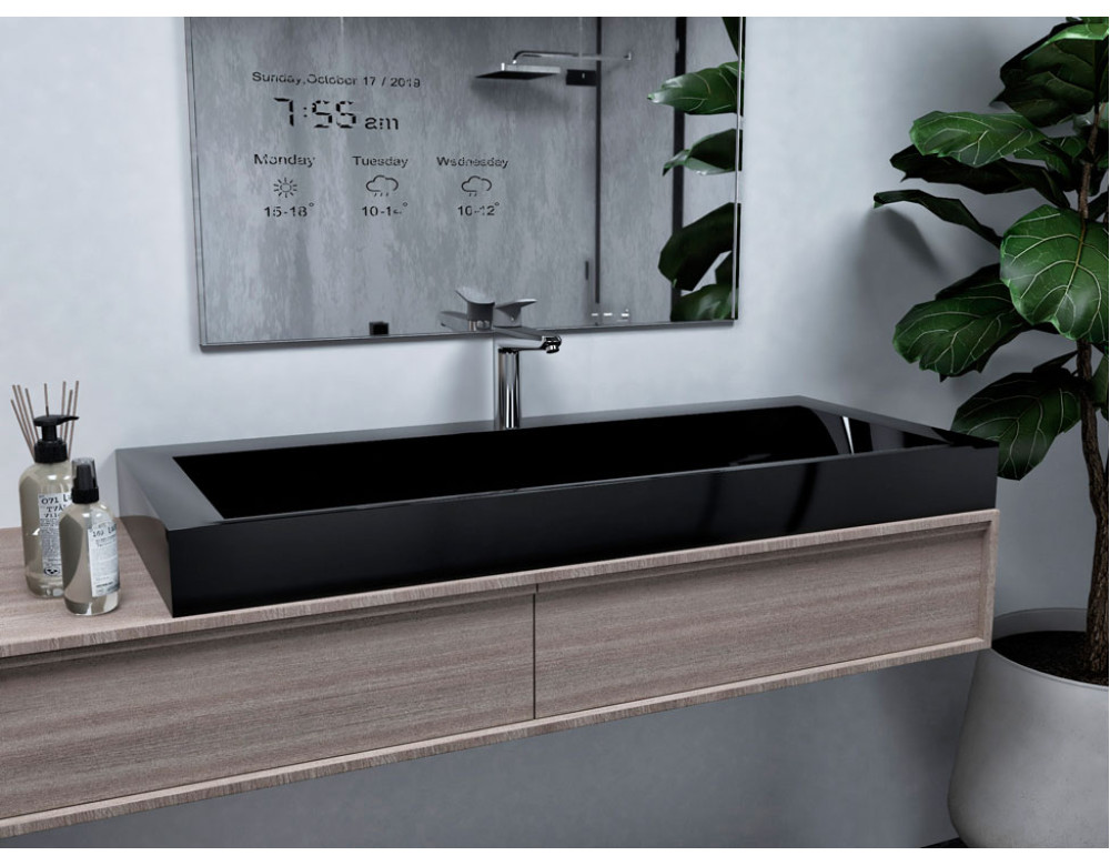 Раковина, Умивальник, накладний Luxor Kraft 120 Black