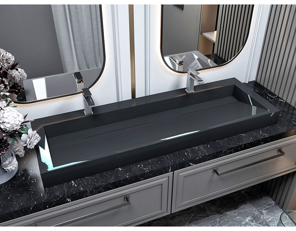 Раковина, Умивальник, накладний Luxor Kraft 150 Black