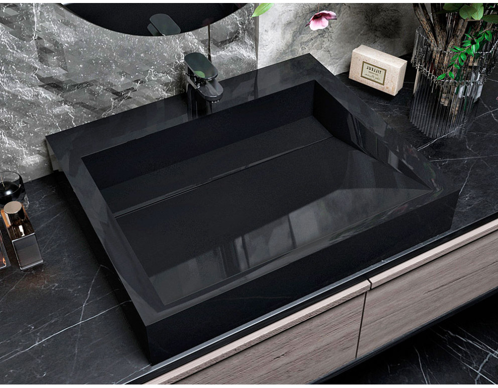 Раковина, Умивальник, накладний Luxor Kraft 60 Black