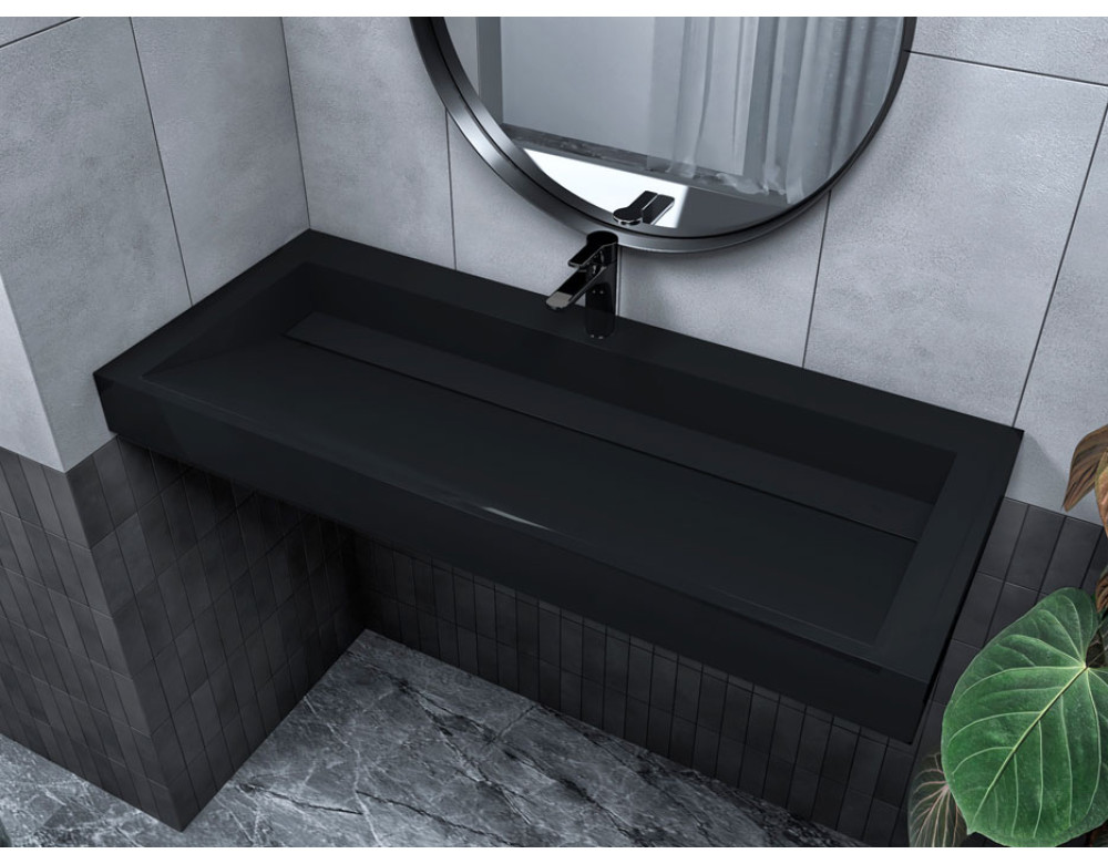 Раковина, Умивальник підвісний Luxor Maestro 120 Black