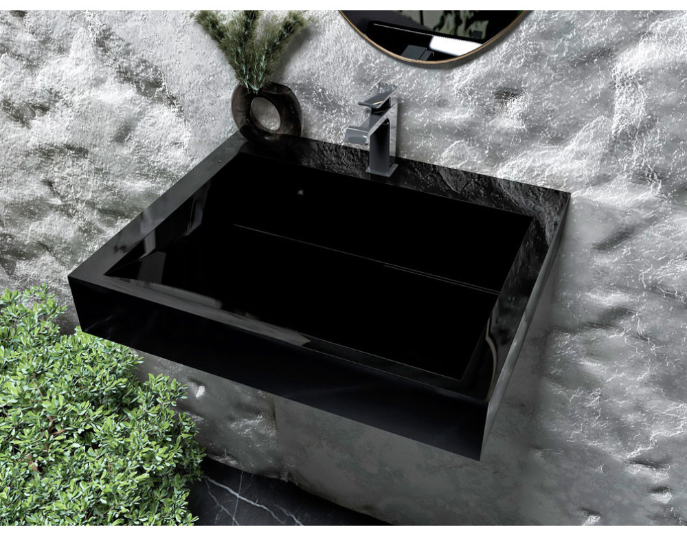 Раковина, Умивальник підвісний Luxor Maestro 60 Black
