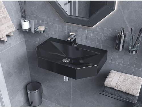 Раковина, Умивальник підвісний Luxor Marsel 60 Black
