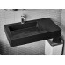 Умивальник підвісний Luxor Mono 80 R Black