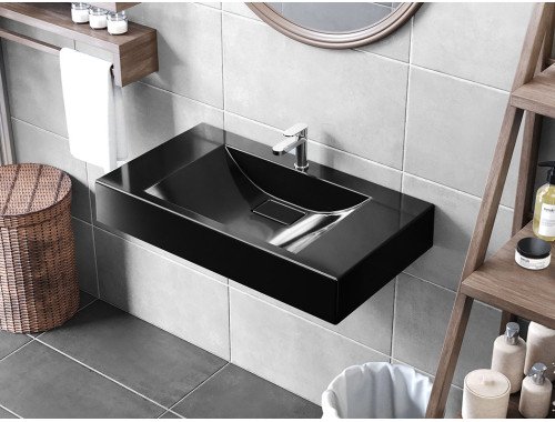 Умивальник підвісний Luxor Roco 80 Black