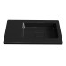 Умивальник накладний Luxor Royal Low 80 L Black