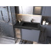 Умивальник накладний Luxor Royal Low 80 L Black