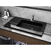 Умивальник накладний Luxor Royal Low 80 L Black