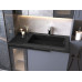 Умивальник накладний Luxor Royal Low 80 L Black