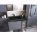 Умивальник накладний Luxor Royal Low 80 R Black