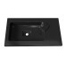 Умивальник накладний Luxor Royal Low 80 R Black