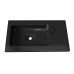 Умивальник накладний Luxor Royal Low 80 R Black