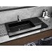 Умивальник накладний Luxor Royal Low 80 R Black