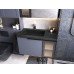 Умивальник накладний Luxor Royal Low 80 R Black