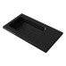 Умивальник накладний Luxor Royal Low 80 R Black
