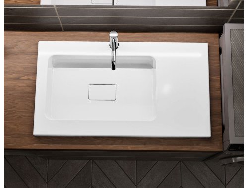 Умивальник накладний Luxor Royal Low 80 R