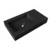 Умивальник накладний Luxor Royal 80 R Black