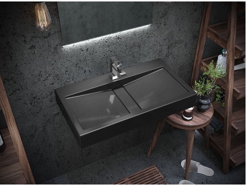Раковина, Умивальник підвісний Luxor Tor 80 Black
