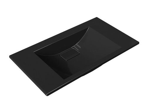 Умивальник накладний Luxor Veo Low 80 Black
