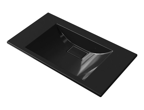 Умивальник накладний Luxor Veo Low 80 Black