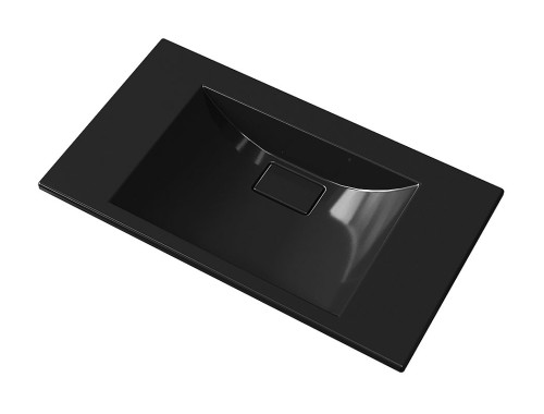 Умивальник накладний Luxor Veo Low 80 Black