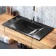 Умивальник накладний Luxor Veo Low 80 Black Умивальник накладний Luxor Veo Low 80 Black