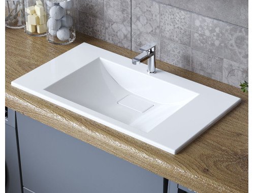 Умивальник накладний Luxor Veo Low 80