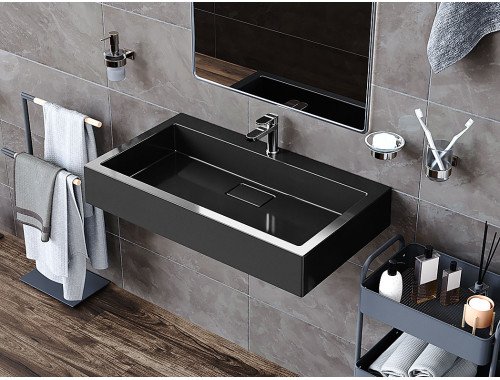 Умивальник підвісний Luxor Verdo 80 Black
