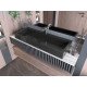Умивальник накладний Luxor Imperio 120 Black Умивальник накладний Luxor Imperio 120 Black