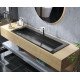 Умивальник накладний Luxor Kraft Low 120 Black