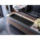 Умивальник накладний Luxor Kraft Low 150 Black
