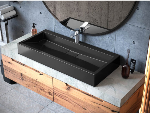 Раковина, Умивальник накладний Luxor Loft 100 Black