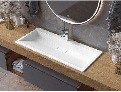 Раковина, Умивальник накладний Luxor Loft Low 100