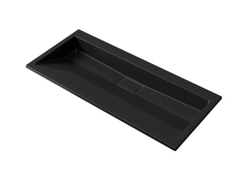 Раковина, Умивальник накладний Luxor Loft Low 100 Black