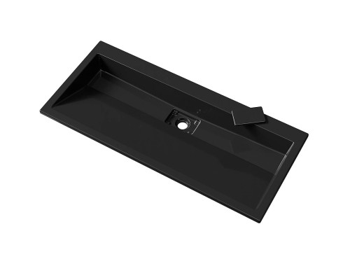 Раковина, Умивальник накладний Luxor Loft Low 100 Black