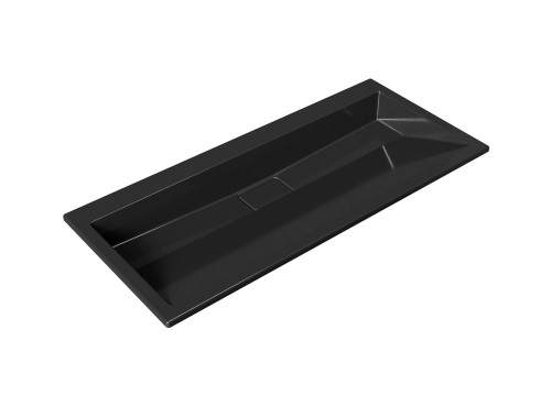 Раковина, Умивальник накладний Luxor Loft Low 100 Black