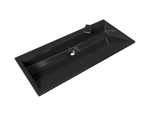 Раковина, Умивальник накладний Luxor Loft Low 100 Black