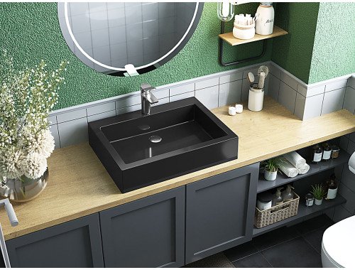 Умивальник накладний Luxor Revolt 60 Black
