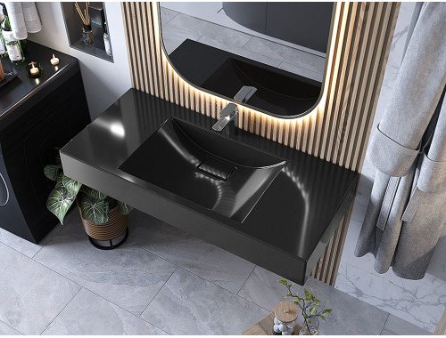 Умивальник підвісний Luxor Roco 100 Black