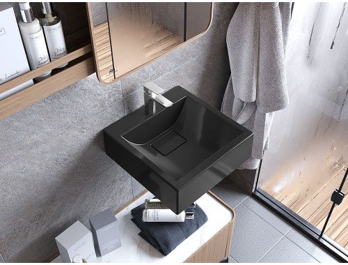 Умивальник підвісний Luxor Roco 40 Black