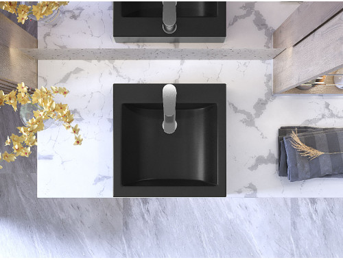 Умивальник накладний Luxor Skay 40 Black