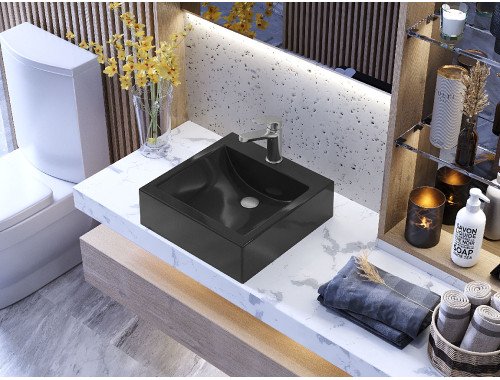 Умивальник накладний Luxor Skay 40 Black